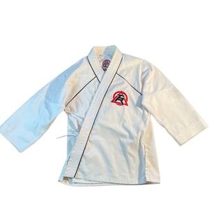 Tiger Rock Kids White Karate Jacket Martial Arts Uniform Gi Size 1/140